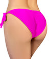 Flamingo Pink String Bikini Bottom