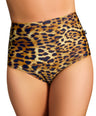 Leopard Pin-up High Waisted Hot Pants