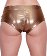 Rose Gold Metallic Hot Pants