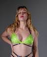 2026 Glitter Riot String Bikini Top