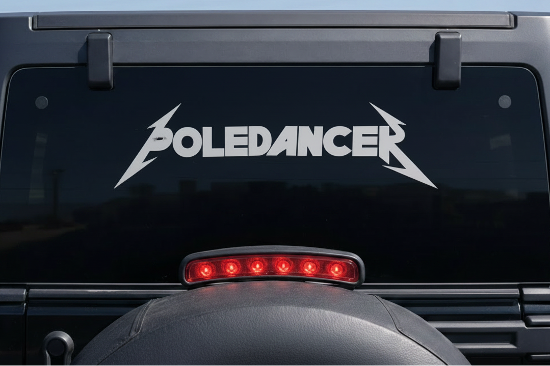 Pole Dancer Car Decals