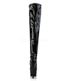 Adore 3000 Black Patent Thigh High 7" Pole Dance Boots