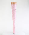 Flamingo 3000 Black Patent Thigh High 8" Pole Dance Boots