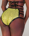 2026 Glitter Riot High Waisted Strappy Pants
