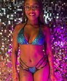 2026 Glitter Riot String Bikini Top