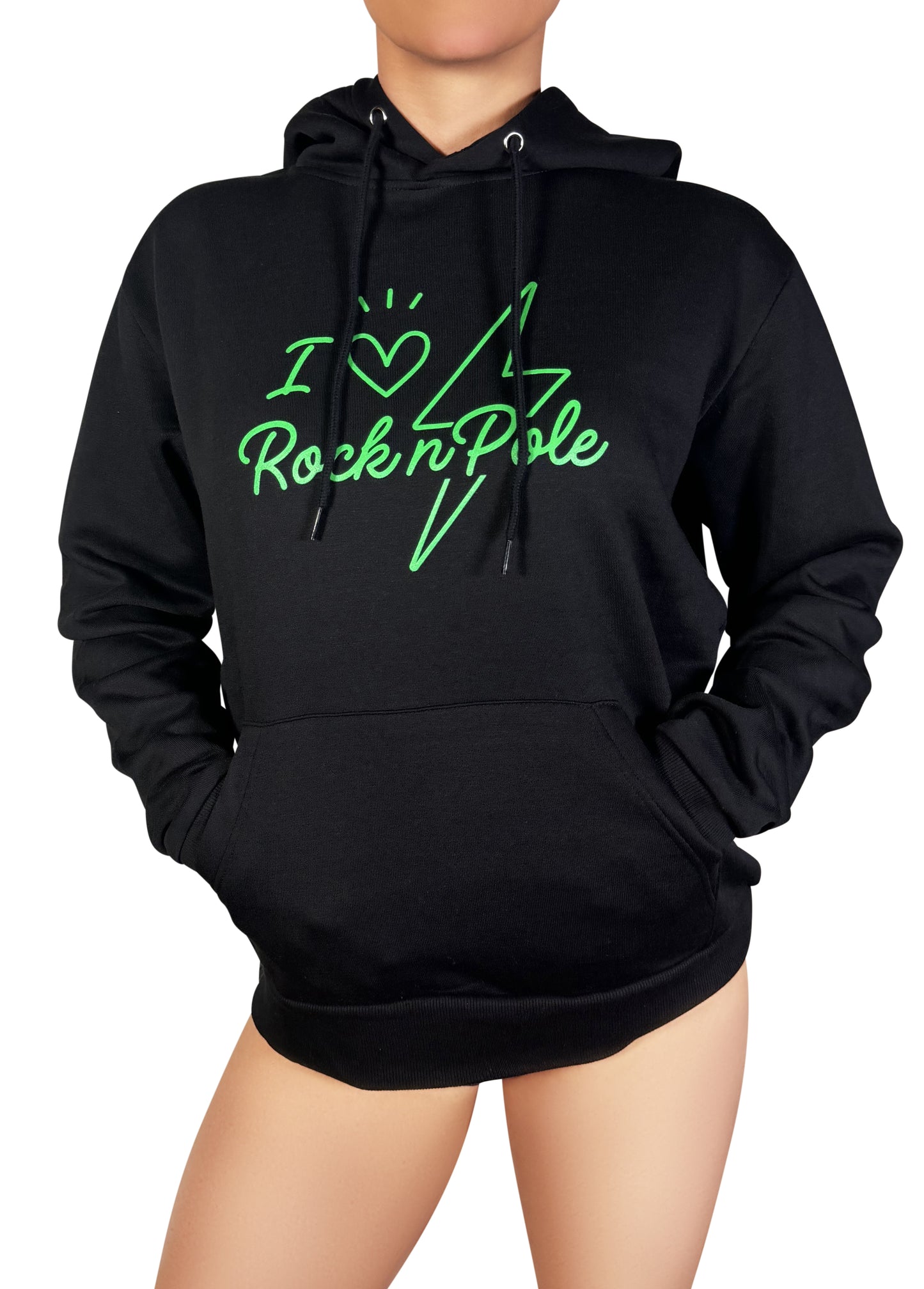 I Love Rock N Pole Oversized Hoodie