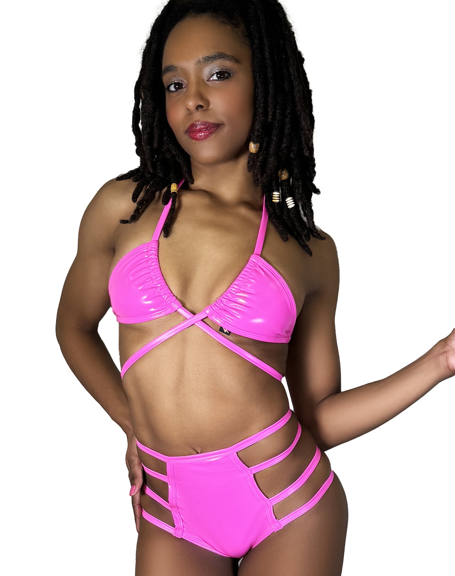 Pop Liquid String Bikini Top