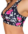 Summer Print 'Fawnia' Twist Sports Bra