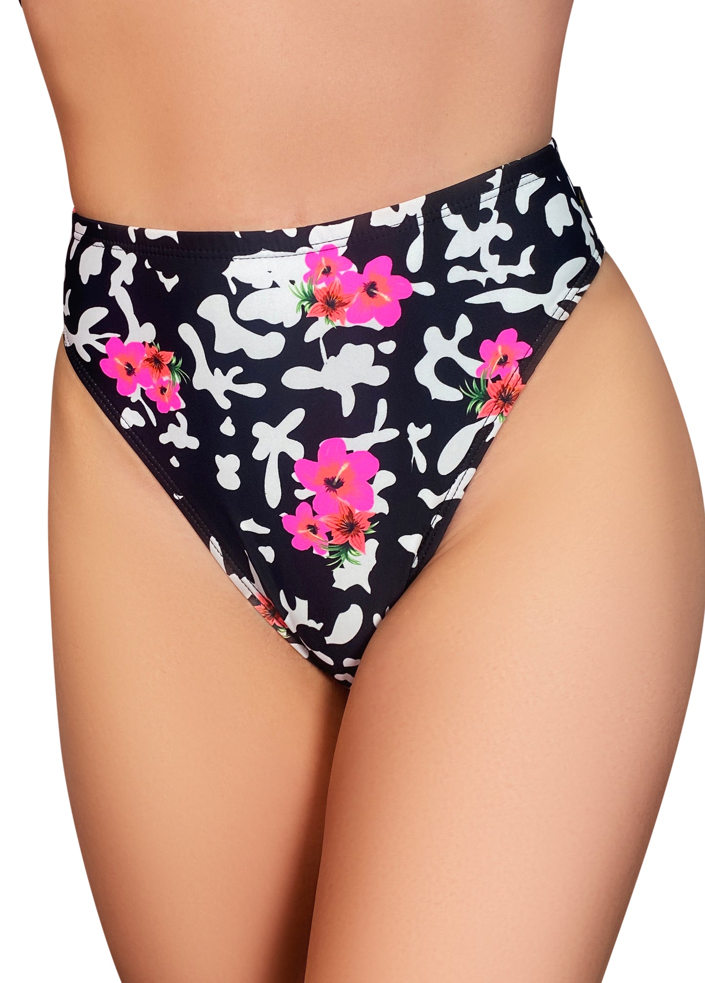 Summer Print High Rider Hot Pants