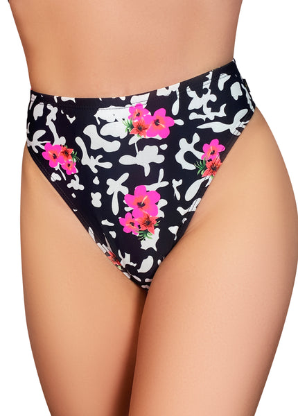 Summer Print High Rider Hot Pants