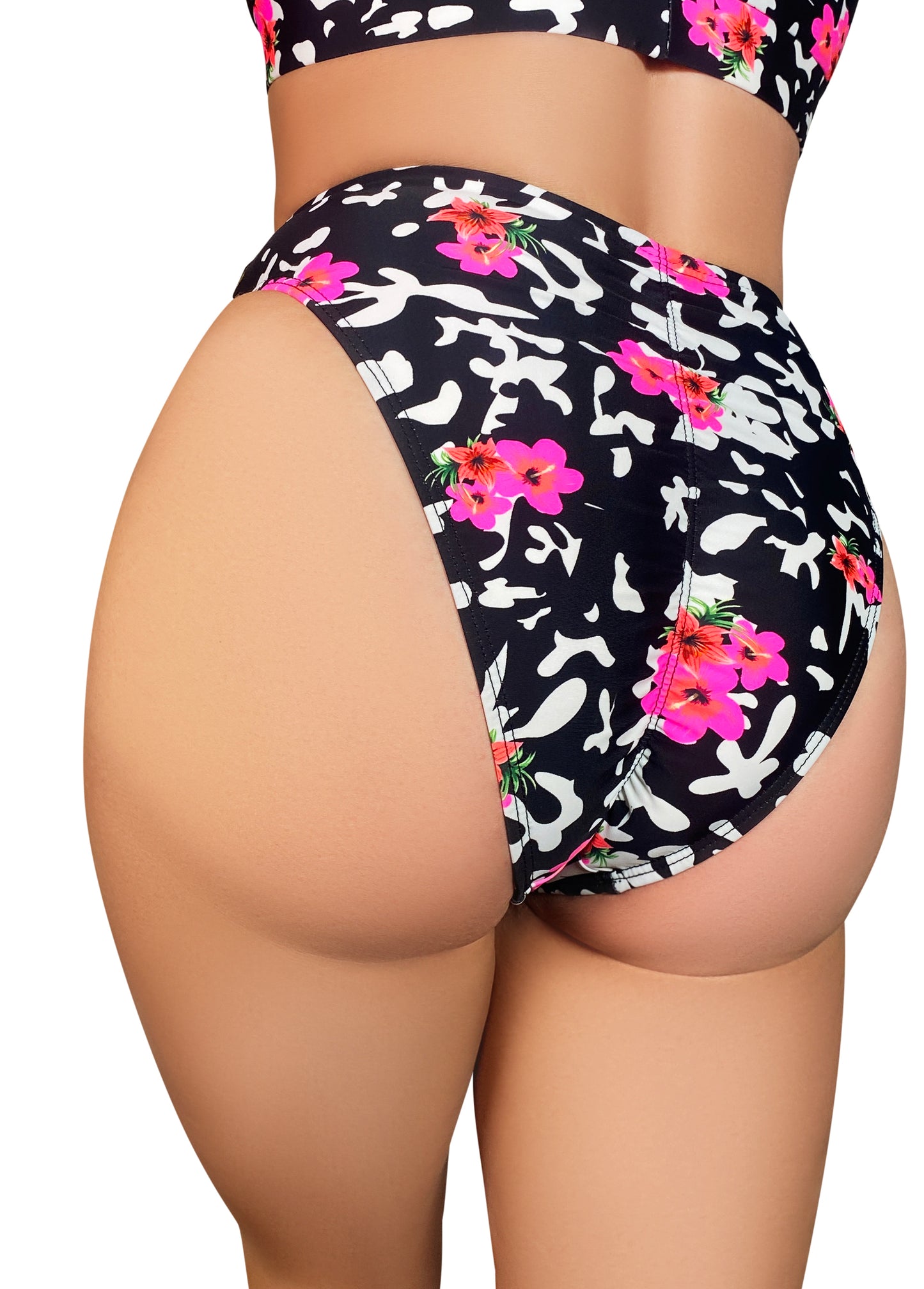 Summer Print High Rider Hot Pants