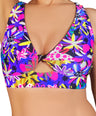 Summer Print 'Fawnia' Twist Sports Bra