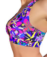 Summer Print 'Fawnia' Twist Sports Bra