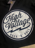 High Voltage Rock N Pole Cropped Tee