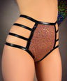 Glitter Riot High Waisted Strappy Pants