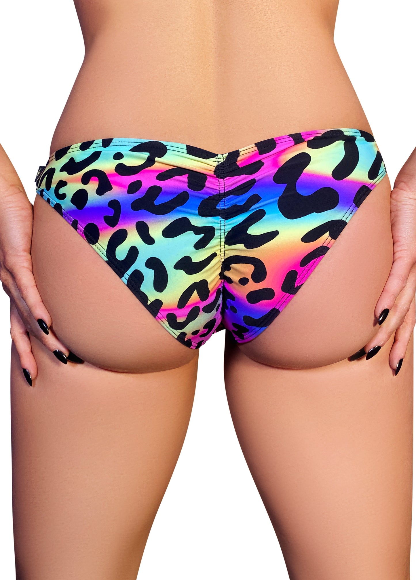Neon Leopard / Zebra Scanty Pants
