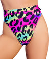 Neon Leopard High Rider Hot Pants