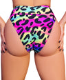 Neon Leopard High Rider Hot Pants