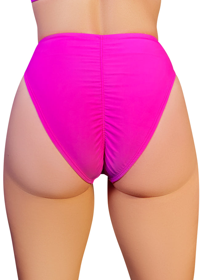 Essential High Rider Hot Pants - Hot Pink