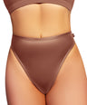 Rose Gold Vinyl High Rider Hot Pants