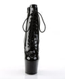 Adore 1020 Black Patent Ankle 7" Pole Dance Boots
