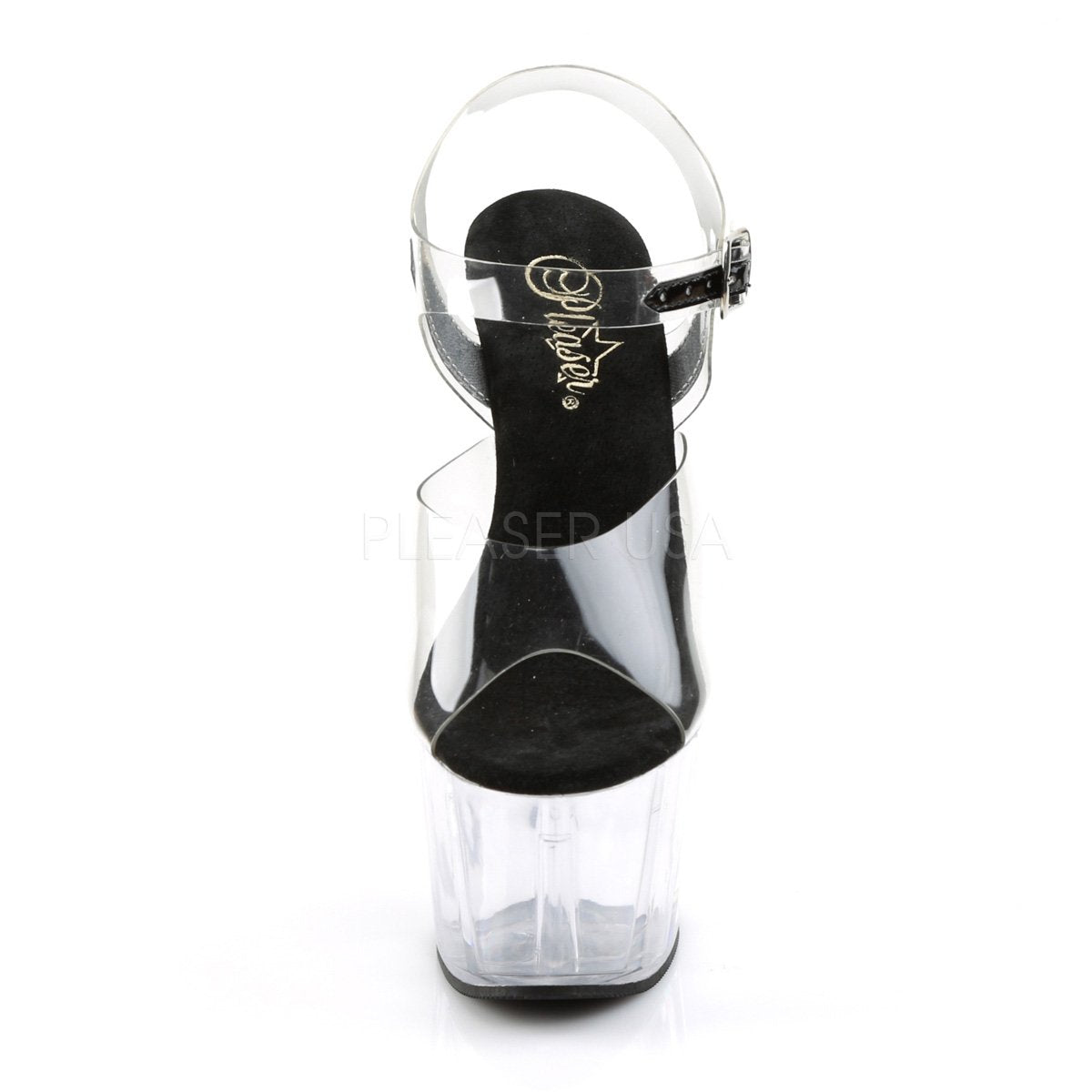 Adore 708 7" Clear Pole Dance Heels