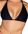 Essential Black String Bikini Top