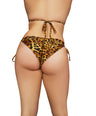 Leopard Print String Bikini Bottom
