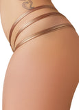 Rose Gold Vinyl Skanky Pants