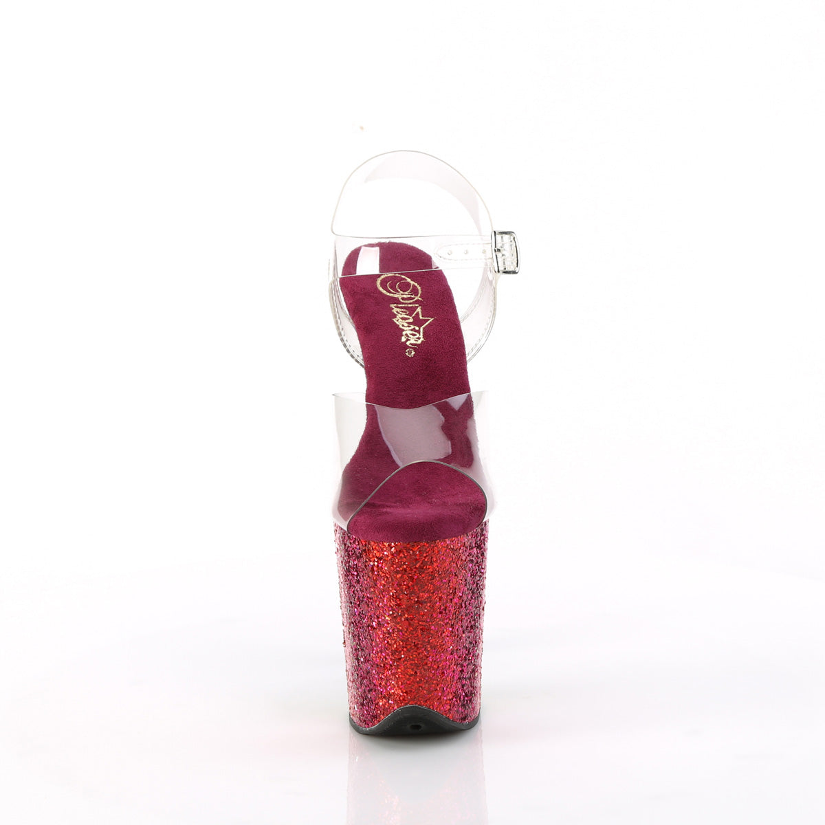 Flamingo 808RBG Rainbow Glitter 8" Pole Dance Heels