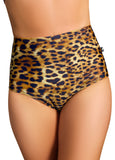 Leopard High Waisted Hot Pants