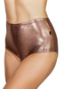 Rose Gold Metallic High Waisted Hot Pants