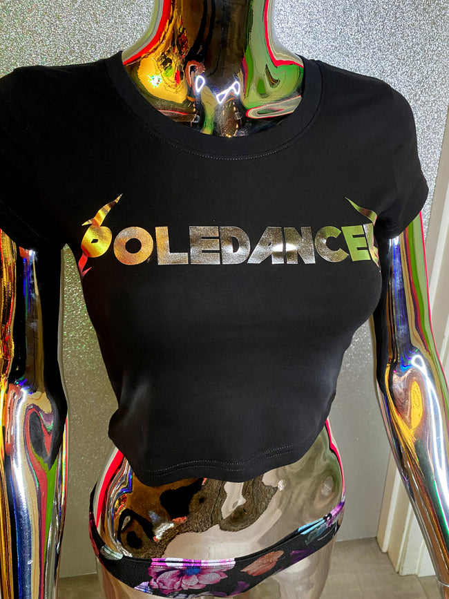 Pole Dancer Cropped Tee