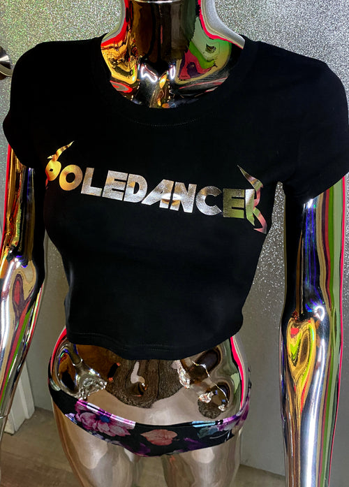 Pole Dancer Cropped Tee