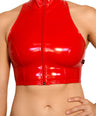 Red Heroine Liquid Zip-Up Vest