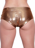 Rose Gold Metallic Hot Pants